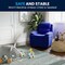 Flash Furniture Kids Recliner, 26" to 39" x 28", Upholstery Color: Blue, Weight Capacity: 90 lb. BT-7985-KID-MIC-BLUE-GG - alternate 4